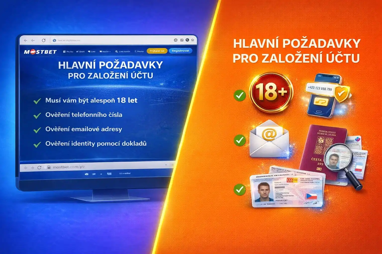 Hlavní Požadavky Pro Založení Účtu