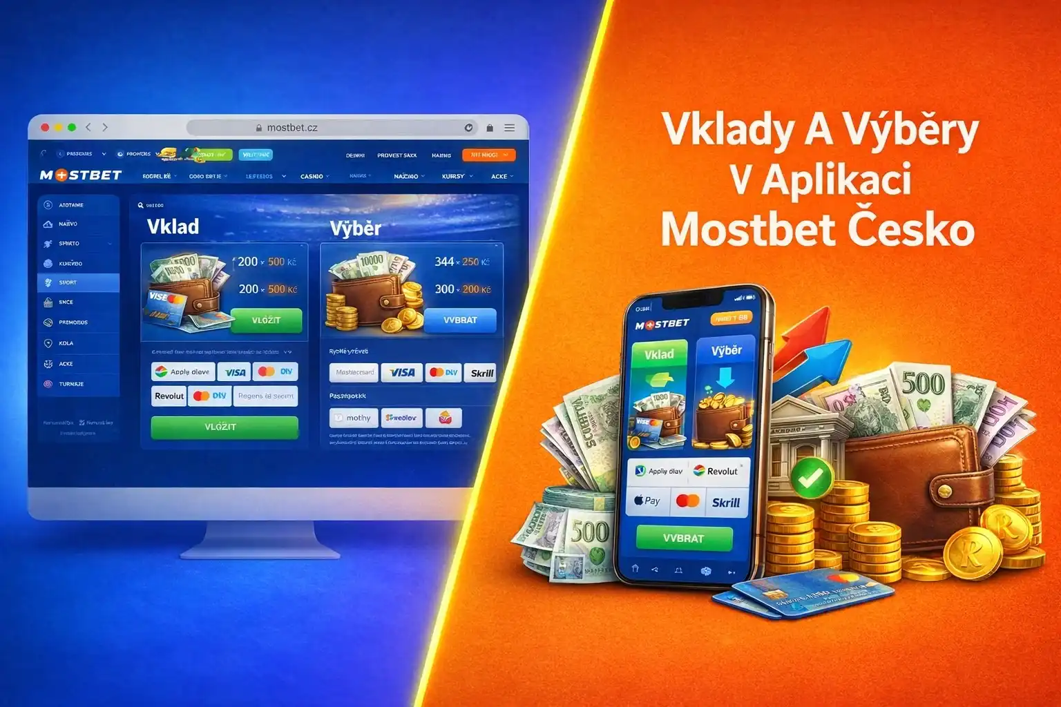 Vklady A Výběry V Aplikaci Mostbet