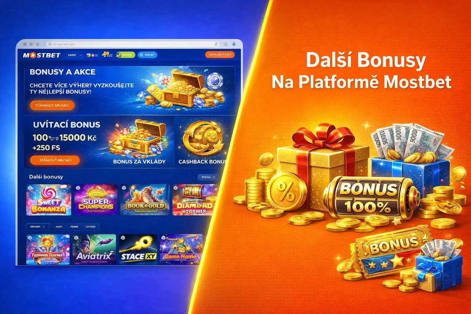 Další Bonusy Na Platformě Mostbet